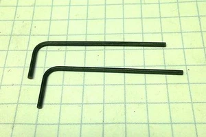 TWO 0.035" Hex Keys / ALLOY STEEL - SHORT Arm Allen Wrenches - INCH/SAE USA - Picture 1 of 1
