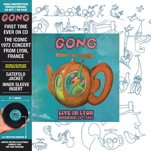 Gong - Live in Lyon 1972 [New CD] Ltd Ed, Deluxe Ed, Rmst, Special Ed, Special P Foto 1 de 1