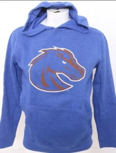 NEW Boise State Broncos Colosseum Distressed Hoodie Hooded Sweatshirt Youth M - Picture 1 of 6
