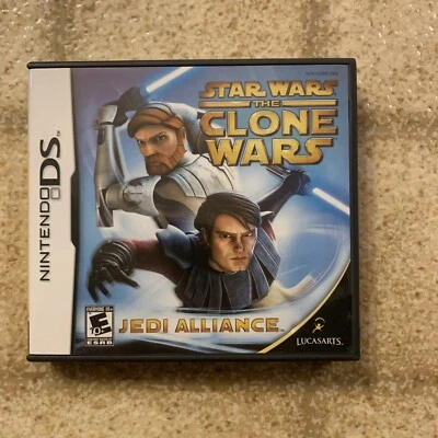 Star Wars: The Clone Wars Jedi Alliance (Nintendo DS, 2008) COMPLETE! CiB! - Image 1 of 4