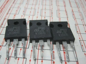 1pcs W16NA40 N - Channel 400V - 0.21ohm - 16A - TO-247AC ST M - Picture 1 of 1