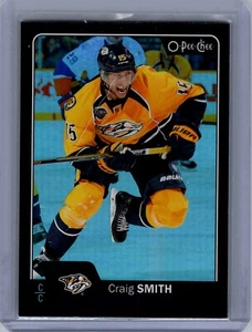 2016-17 O-Pee-Chee #482 Craig Smith Black Rainbow Foil #/100 - Picture 1 of 2