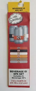 The Simpsons Duff Bier Getränke ID 6er Pack Set, Snap-On, Verpackung beschädigt - Bild 1 von 3
