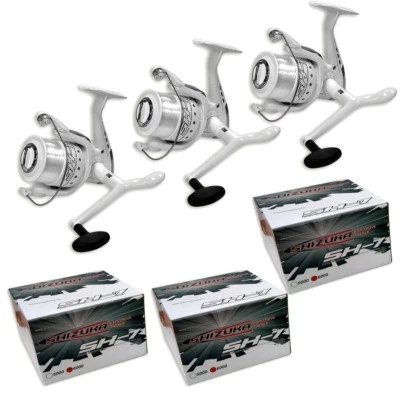 3 LINEAEFFE MEER SK-7 SHIZUKA 6000 ANGELN STRAND PIER SEE WEISSE ROLLEN MIT LINIE