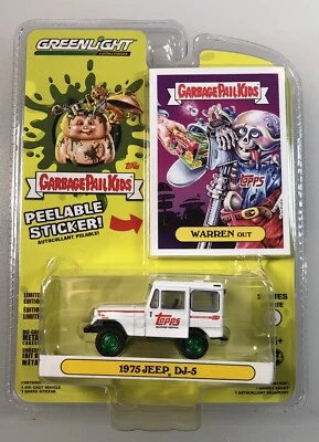 Greenlight Garbage Pail Kids 1975 Jeep DJ-5 Chase - Image 1 of 2