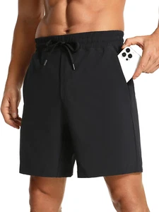 Men'S Linerless Workout Shorts - 7'' Quick Dry for Running Sports Athletic Gym w - Picture 1 of 12