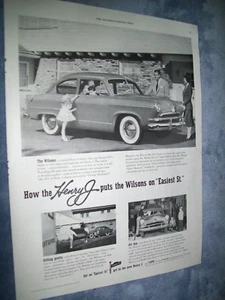 1953 Kaiser-Frazer HENRY J auto grande-mag annuncio - ""su ""Più facile St." - Foto 1 di 1