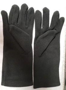 Woman Within Women's Pair Black Fleece Gloves New Never Worn - Picture 1 of 4