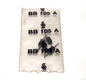 4x Kapazitätsdiode / Abstimm-Diode Siemens BB105 A / BB 105 A, UHF Varicap, NOS - Picture 1 of 1
