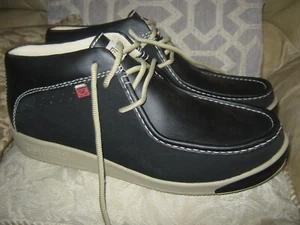 Ecko leather boots black size 11 - Picture 1 of 9