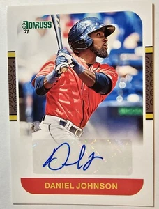 2021 Panini Donruss - Retro 1987 Signatures Daniel Johnson #87S-DA (AU, RC) - Bild 1 von 2