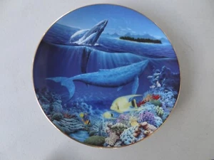 FLUID GRACE From Symphony Of The Sea - Hamilton Collector Plate . - Picture 1 of 3