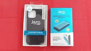 ( Neuf ) - JAYM Coque Silicone Premium + Verre de Protection - Iphone 13 Pro Max - Photo 1 sur 5