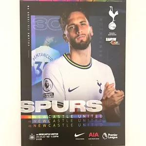 2022/3 Premier League Spurs vs Newcastle Match Day Program 23/10/22 Issue 08/115 - Picture 1 of 2