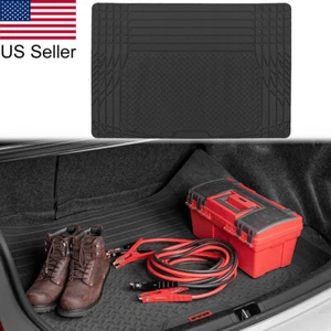 1Pc 120 x 81cm Black Rear Trunk Floor Cover Mat Car Cargo Liner Tray Protection - Bild 1 von 8