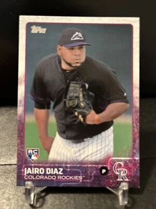 2015 Topps Baseball Jairo Diaz Colorado Rockies #668 - Picture 1 of 2