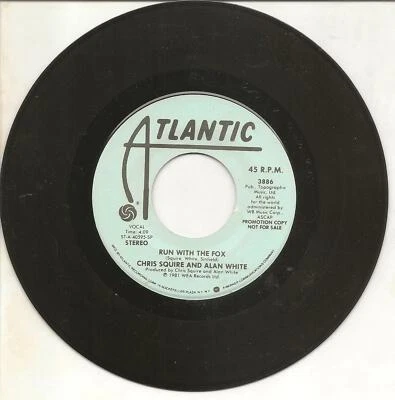 CHRIS SQUIRE & ALAN WHITE ( YES) SP PROMO USA  RUN WITH THE FOX - Photo 1/2