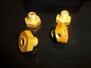 VINTAGE hexagones de roue 19 mm (x4), axe 6 mm - Bild 1 von 1