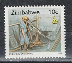 Simbabwe Underground Gold Mining Briefmarke 1900 postfrisch A-1 - Bild 1 von 1