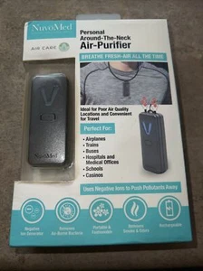 NUOVO NuvoMed Purificatore d'aria personale intorno al collo grigio - Foto 1 di 2