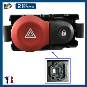 BOUTON DE WARNING POUR RENAULT MODUS / GRAND MODUS PHASE II = 252103766R - Foto 1 di 11