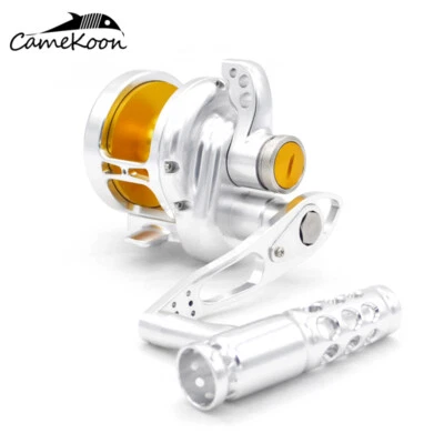 CAMEKOON See Boot Trollingrolle 11 Kugellager Glatte Multirolle zum Meeresangeln - Bild 1 von 4