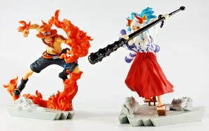 One Piece Portgas D Ace & Yamato Figure set Senkou Zekkei Banpresto From Japan - Picture 1 of 7