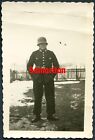 H3 WW2 ORIGINAL PHOTO OF GERMAN WEHRMACHT FIRE BRIGADE OFFICER