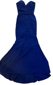 ALYCE Paris Blue Sweetheart Mermaid Dress Train Formal pagnet prom 2 Royal Blue - Picture 1 of 13