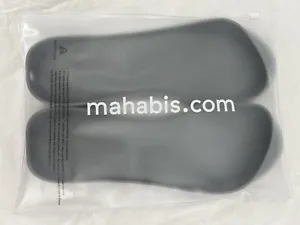 Mahabis Classic Slipper Shoe Detachable Replacement Soles Size EU 40 Gray - Picture 1 of 17