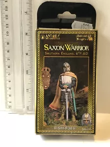 Andrea Miniaturas Guerrero Sajón SM-F38 Nuevo en Caja Raro Envío Combinado - Imagen 1 de 5