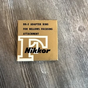 Nikkor Nikon F BR-3 Adapter Ring for Bellows Focusing Attachment - Picture 1 of 3
