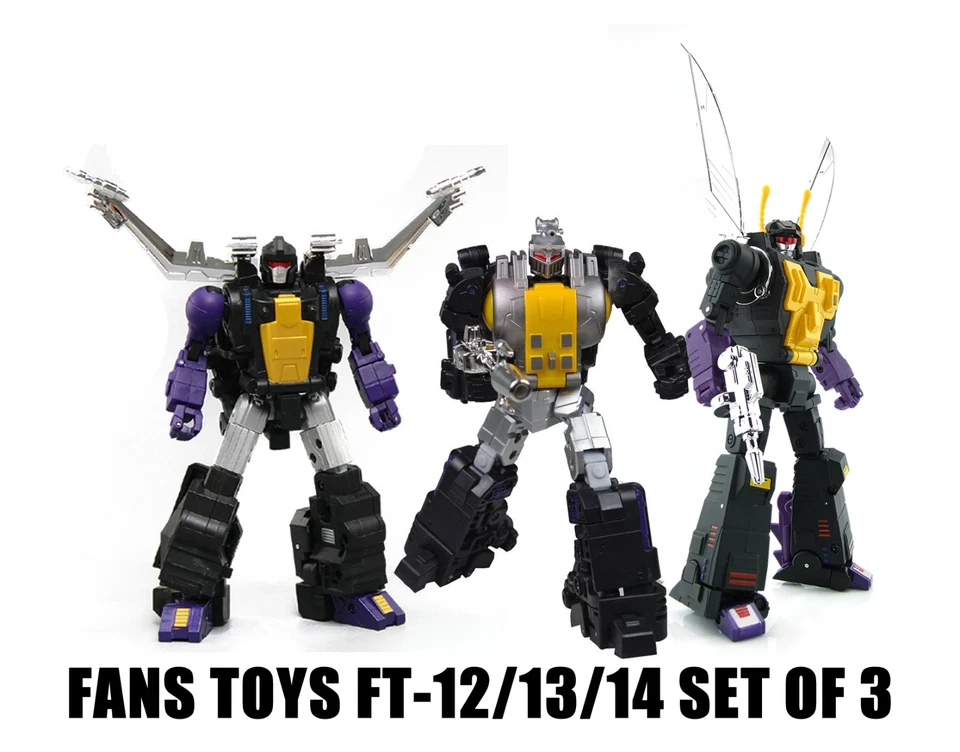 FansToys Insecticons FT12 FT13 & FT14 Transformers Masterpiece Action Figure Set - Image 1 of 1
