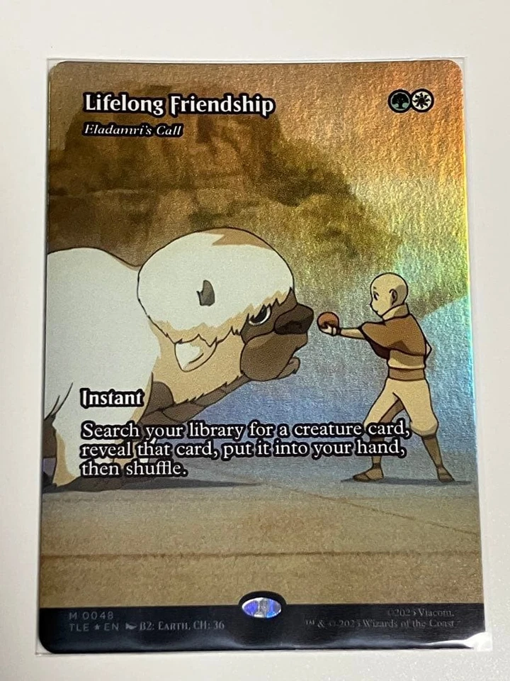 Eladamris Call Lifelong Friendship Borderless Foil Magic the Gathering Card - Image 1 of 1