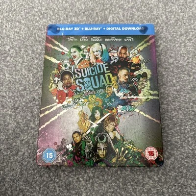 Suicide Squad (2016) Extended Blu-ray 3D/2D Steelbook by Warner Bros - Image 1 of 4