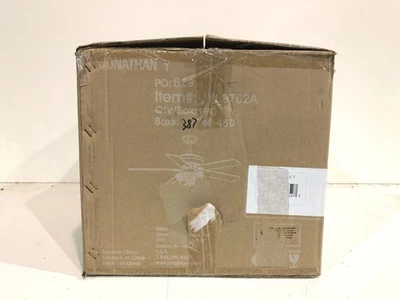 Jonathan Y Joanna 52 in. Oil Rubbed Bronze Bronze Crystal Ceiling Fan *READ - Image 1 of 4