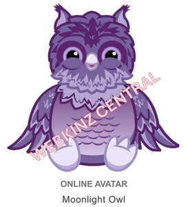 Webkinz Classic Moonlight Owl *Code Only* (~2025 limited edition pet~) messaged - Picture 1 of 5