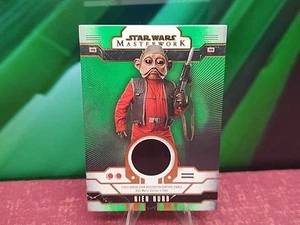 2024 Topps Masterwork Star Wars Nien Nunb Star Destroyer Control Panel Relic /99 - Bild 1 von 9