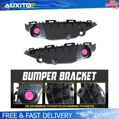 Par de soportes de parachoques delanteros para Toyota Sienna TO1042152 2021 2022 2023 2024 2025 Foto 1 de 4