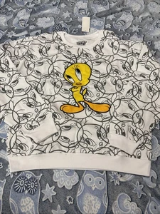 Warner Brothers Looney Tunes Tweety Bird Graphic Sweatshirt Size XL NWT - Picture 1 of 9
