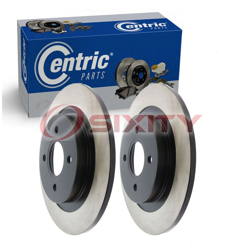 2 rotores de freno de disco traseros centrados para Ford Focus 2002-2004 neumático de freno sy Foto 1 de 4