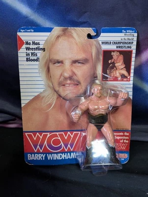Figura de lucha libre Hasbro años 90 negra de colección Galoob 1990 WCW Barry Windham Wyndham  Foto 1 de 4