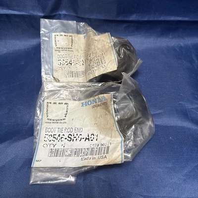 Bota Honda 53546-SH0-A01, extremo de varilla de amarre (lote de 2) para Honda 1980-2006 NOS Foto 1 de 4