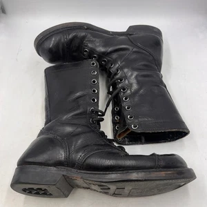 Vintage 1960s Vietnam Era US Military Combat Jump Boots Size 10 Made In USA - Bild 1 von 16