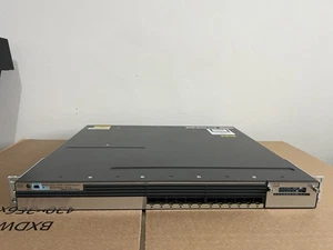 Cisco Catalyst WS-C3750X-12S-S V08 12 Port Gigabit SFP Switch - 2x Netzteil - Bild 1 von 4