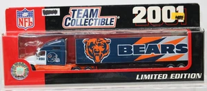 Collectible Chicago Bears NFL Tractor Trailer Team TRUCK 9" 2001 1:80 Scale - Picture 1 of 3