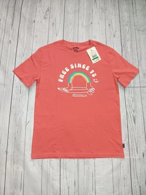 Billabong Kids Funghi короткий рукав ворота хлопок футболка Топ футболка Sz L - Изображение 1 из 4