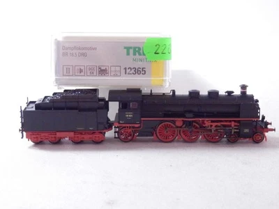 »MINITRIX 12365 N DCC SOUND · SCHLEPPTENDER DAMPFLOK BR 18.5 DRG · OVP« - Bild 1 von 4