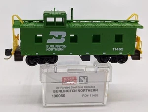 Micro-Trains 10000060 N Burlington Northern '36 Riveted Steel Caboose #11462 NIB - Picture 1 of 1