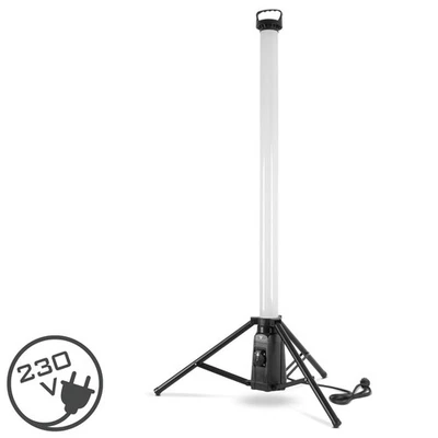 STAHLWERK 360° LED-Baustrahler 100 Watt Arbeitsleuchte 7500 lm mit Stativ  - Bild 1 von 4